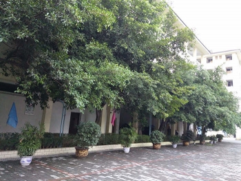 全封閉式學校一角